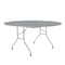 Correll Round Commerical Folding Utility Table, High Pressure Laminate Top, Gray Granite CF60PX-15 - alternate 9